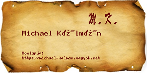 Michael Kálmán névjegykártya